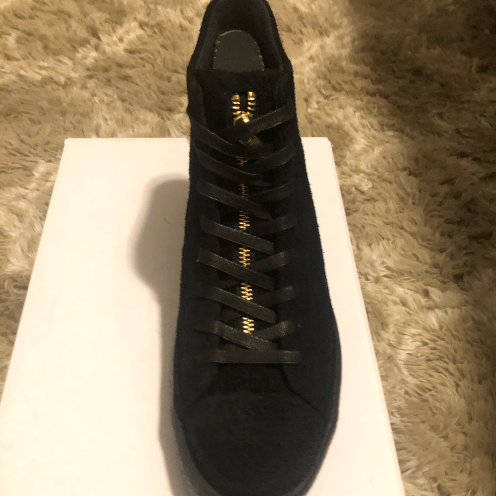 Converse Black Suede Chuck Taylors